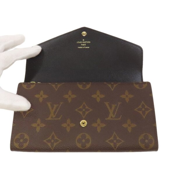 LOUIS VUITTON Brown Monogram Wallet - Picture 4 of 11